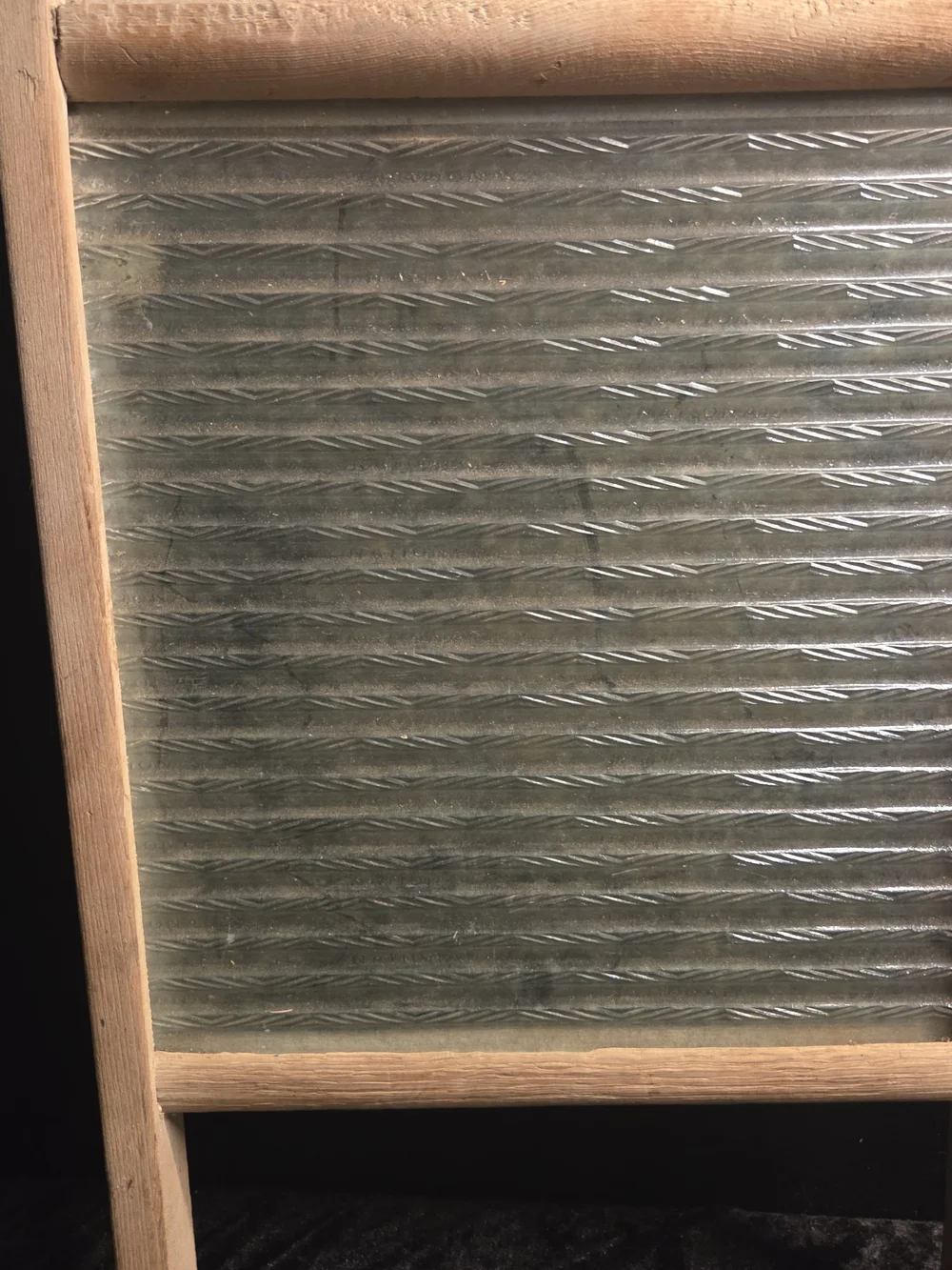 Vtg Cupples GOOD HOUSE KEEPERS Washboard WOOD & Glass St Louis